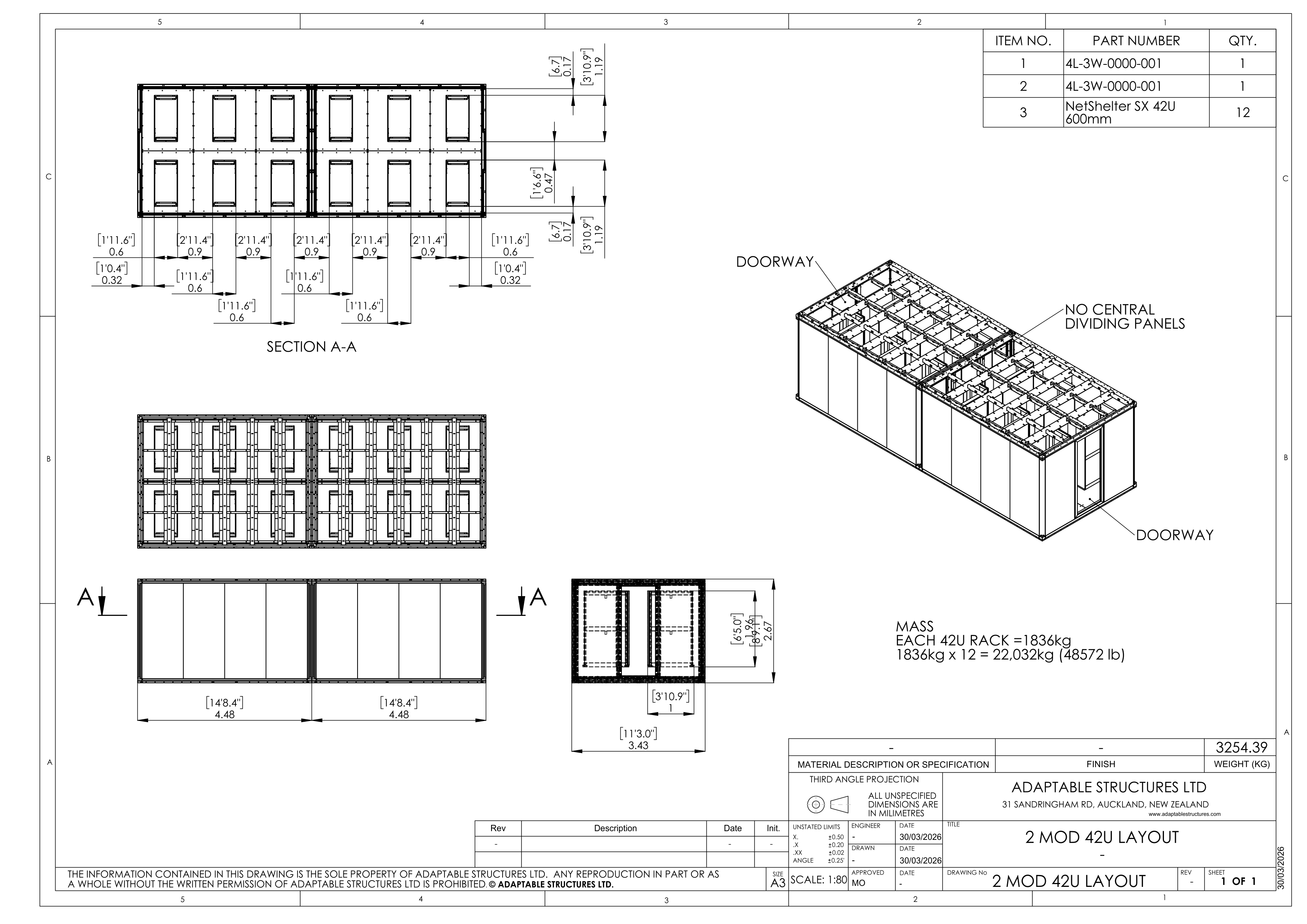 Anyplace data center configuration