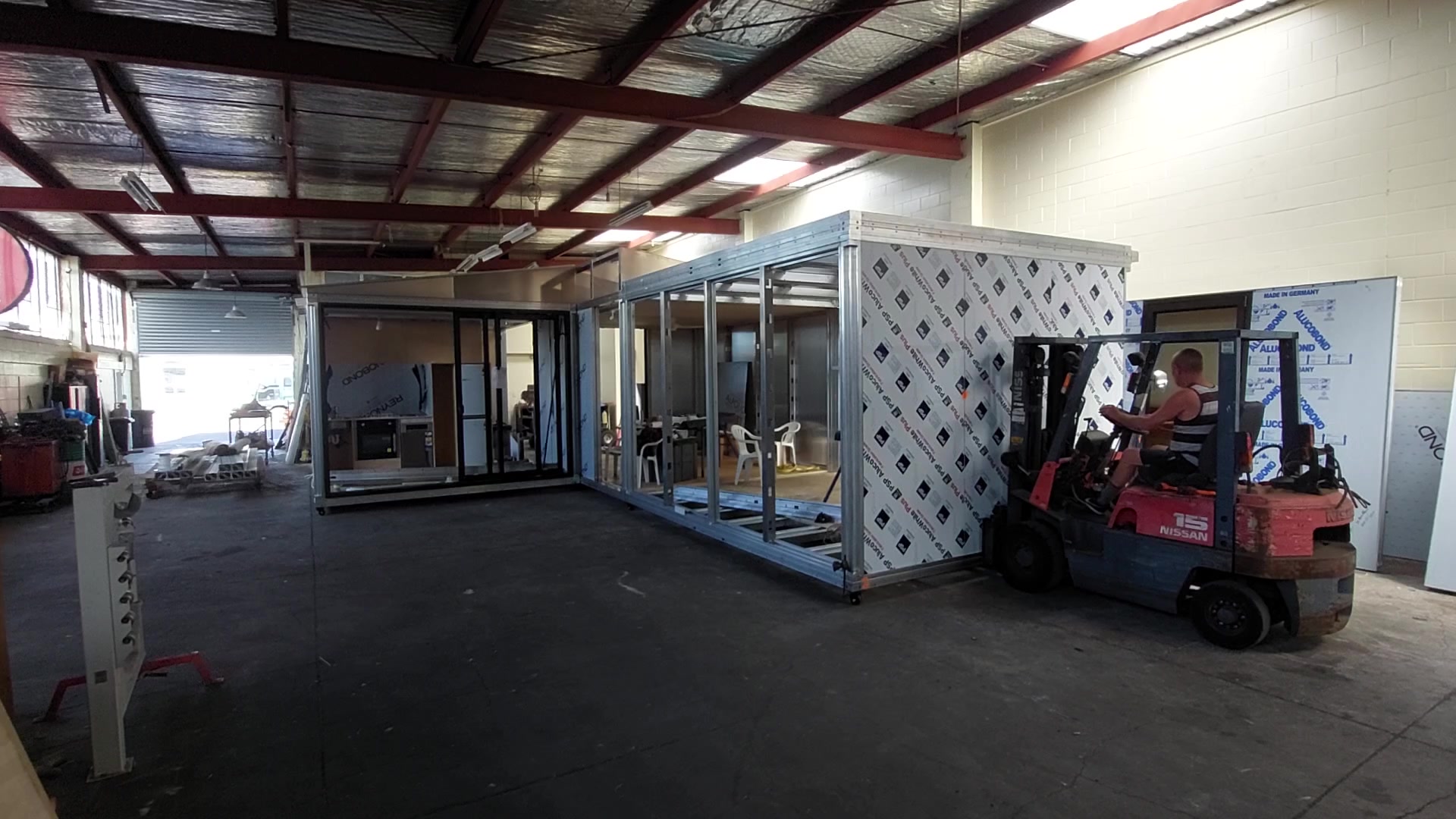 Forklift drag test