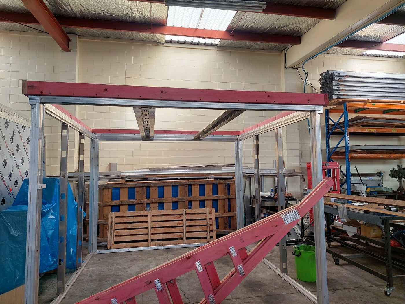 Anyplace aluminum frame